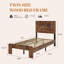 Structure de lit simple, structure de lit plateforme en bois, pas de bruit, pas besoin de sommiers-873334609-873334636