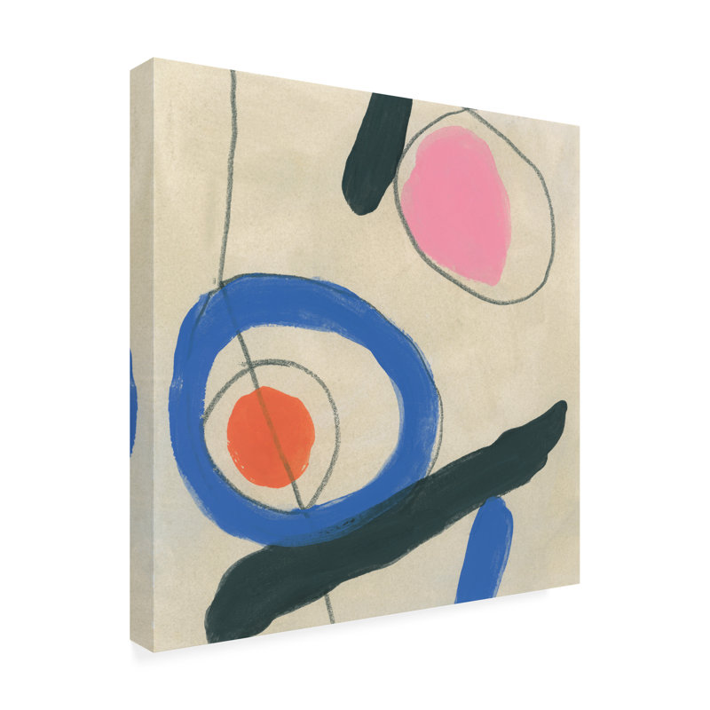 Dreaming Miro I On Canvas Painting, 35" H x 35" W x 2" D