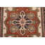 Tapis de couloir oriental fait à la main en laine 3 x 8 po