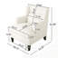 Chaise d'appoint rembourrée et rembourrée-1829007116