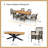 Haplife 6 - Person Teak Rectangular Outdoor Dining Set With 6 Chairs