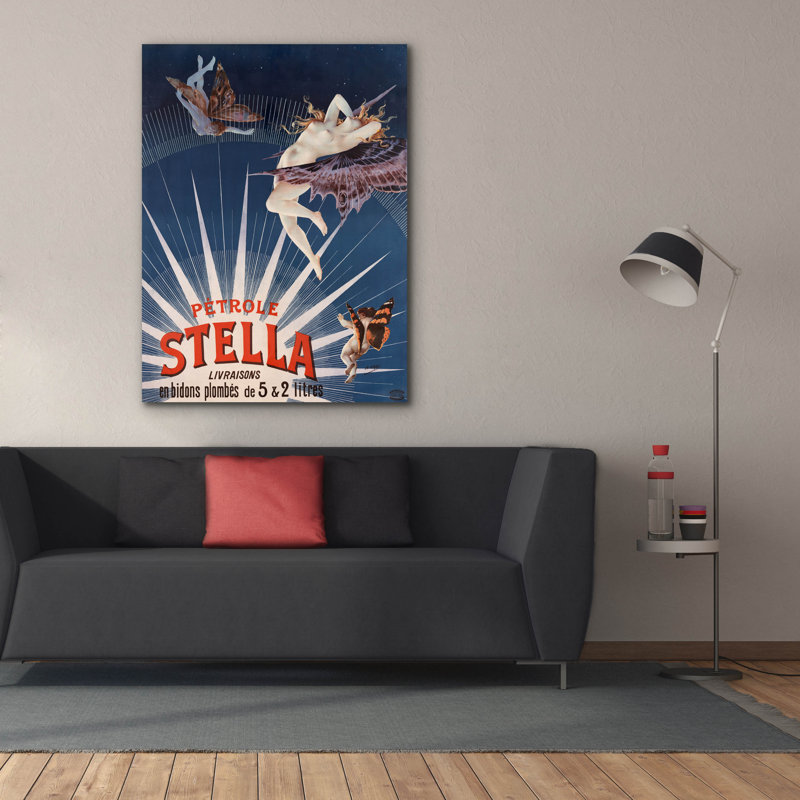 «Petrole Stella» par Gray, H 54 po x l 40 po x P 1,5 po