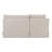 Gusella Slipcover Dining Banquette Beige 121In-127271402-127271403