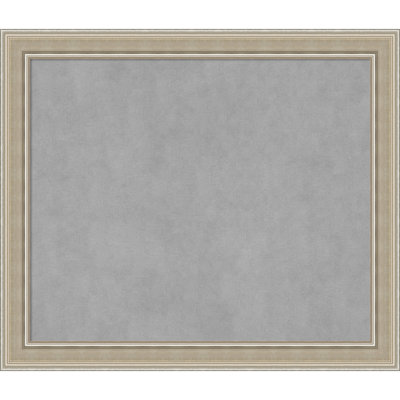 Tableau magnétique à cadre argenté Mezzo