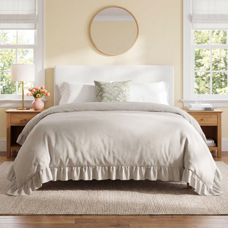 Bissonet Traditional Cotton Duvet Cover, King Duvet Cover