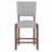 Upholstered Barstools with Solid Wood Legs-1231093015