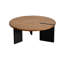 Table basse ronde en bois massif Retro-821943894