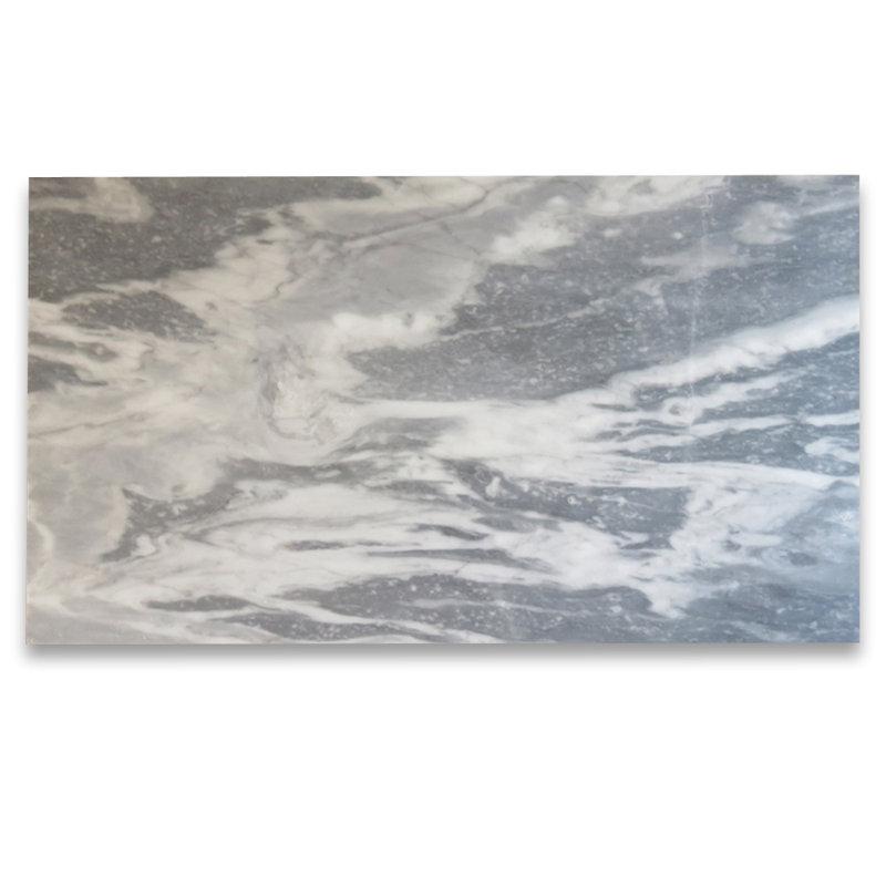 Bardiglio 12" x 24" Marble Grid Mosaic Wall & Floor Tile, Light Gray