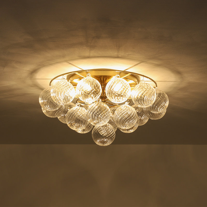 Plafonnier semi-encastré 6 lumières