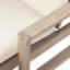 Chaise longue de jardin Deck Pool, 2 pièces, gris Bois, réglable. Structure en bois pour pelouse