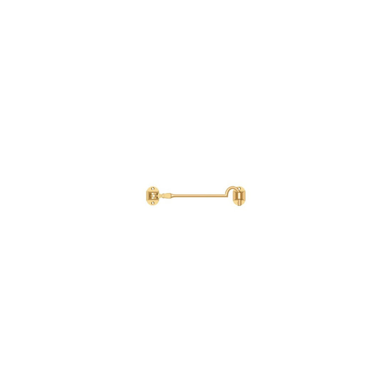 Deltana CHB6CR003 Cabin Hooks, British Style, 6" in PVD Polished Brass, PVD Polished Brass