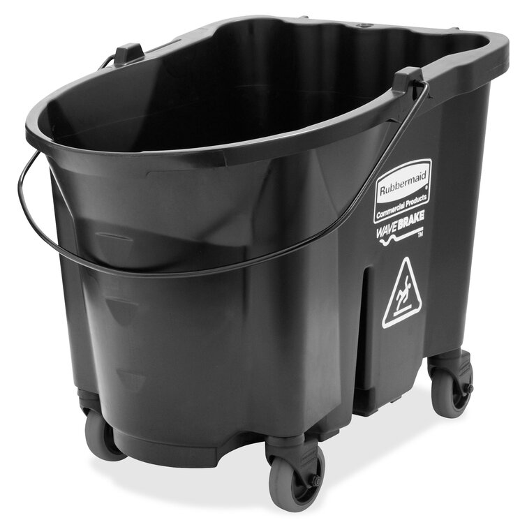 WaveBrake 4.5 Gal. Red Plastic Dirty Water Bucket