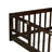 Twin Size Floor Bed With Fence And Door,Rubber Wood Floor Bed With Safety Guardrails-917110201-917110149