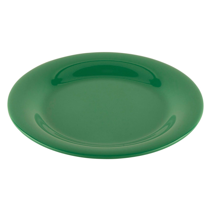  Assiette de présentation en mélamine 6,5 po, 12 pièces, Vert