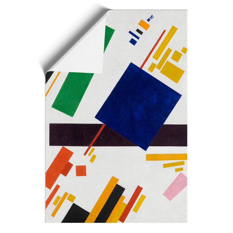 Composition Vol.1 by Kazimir Malevich - No Frame Painting, 59cm H x 42cm W x 0.1cm D