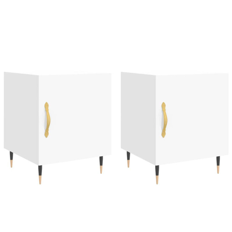 Mehrtens Bedside Table, White