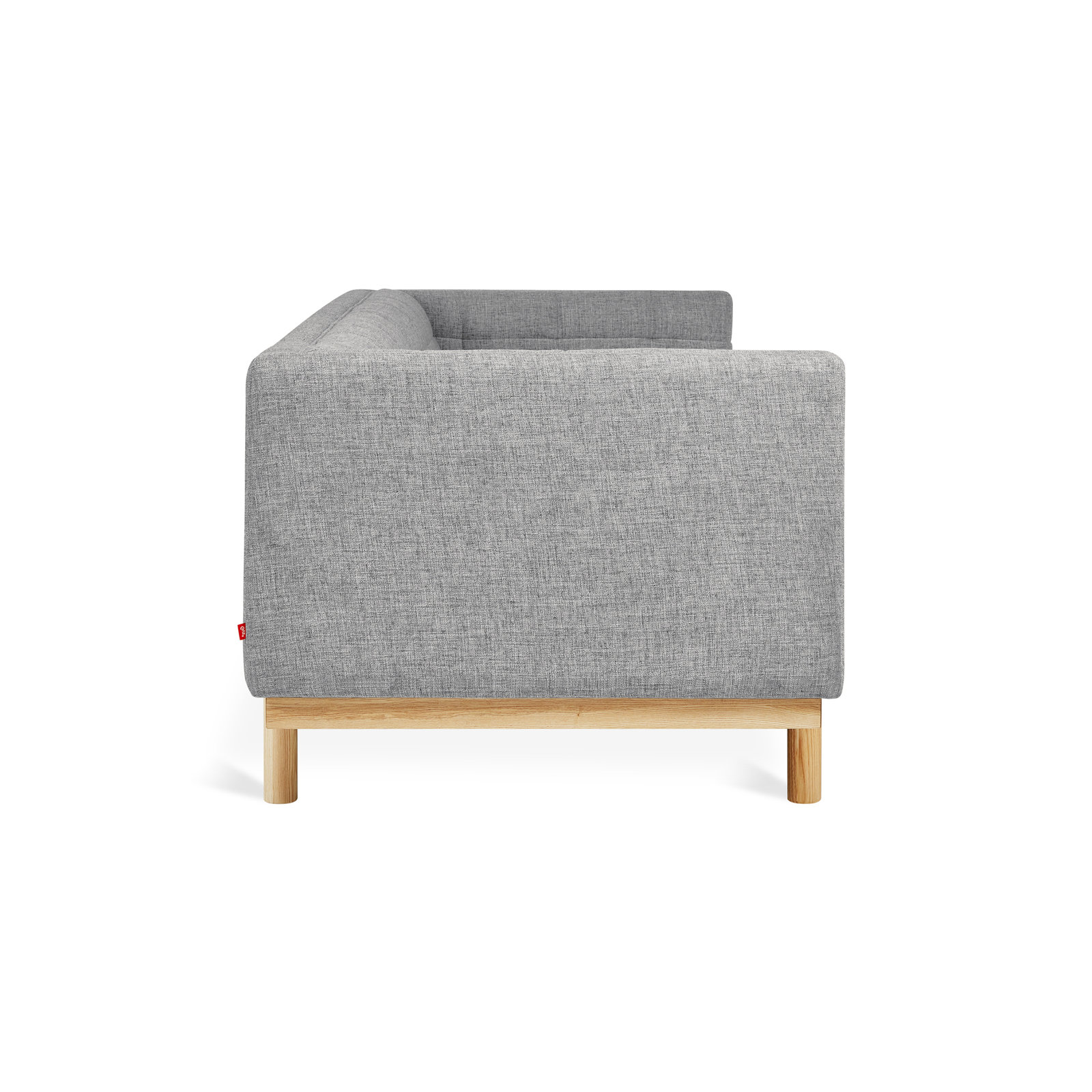 Mulholland 87" Sofa, Parliament Stone Performance Twill
