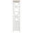 Aashay 4-shelf Wood Media Tower with Drawers Brown and White