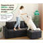 3 Seater Linen Blend Sofa Bed-1484959627
