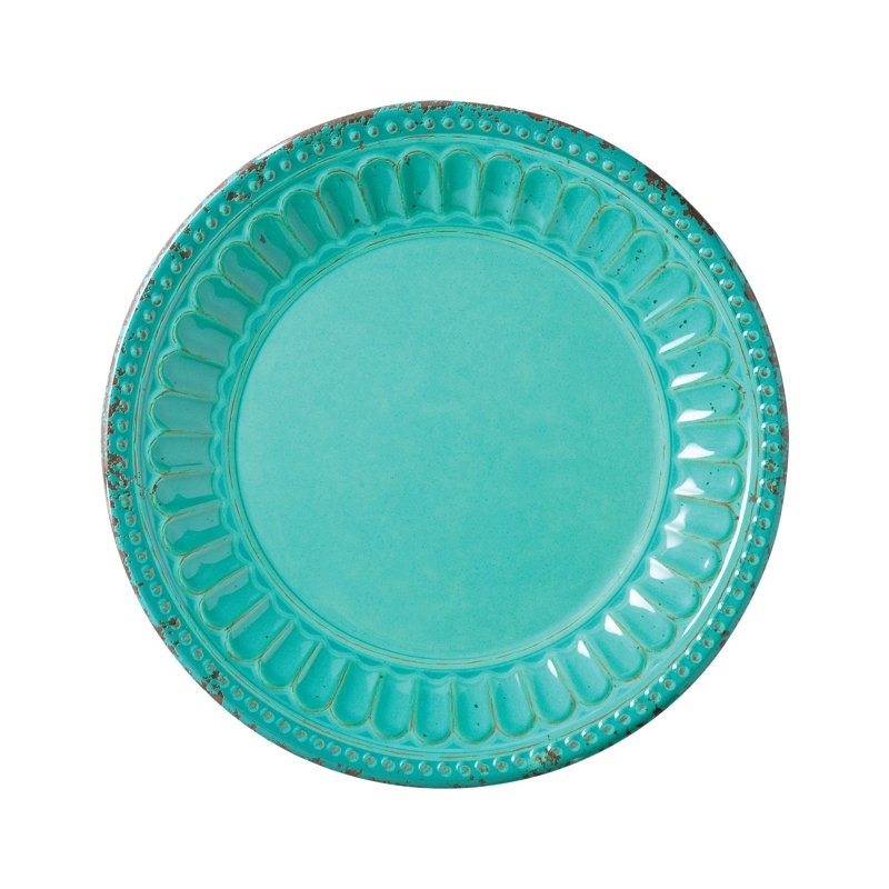 Chateau, 9" Plate, Turquoise S6