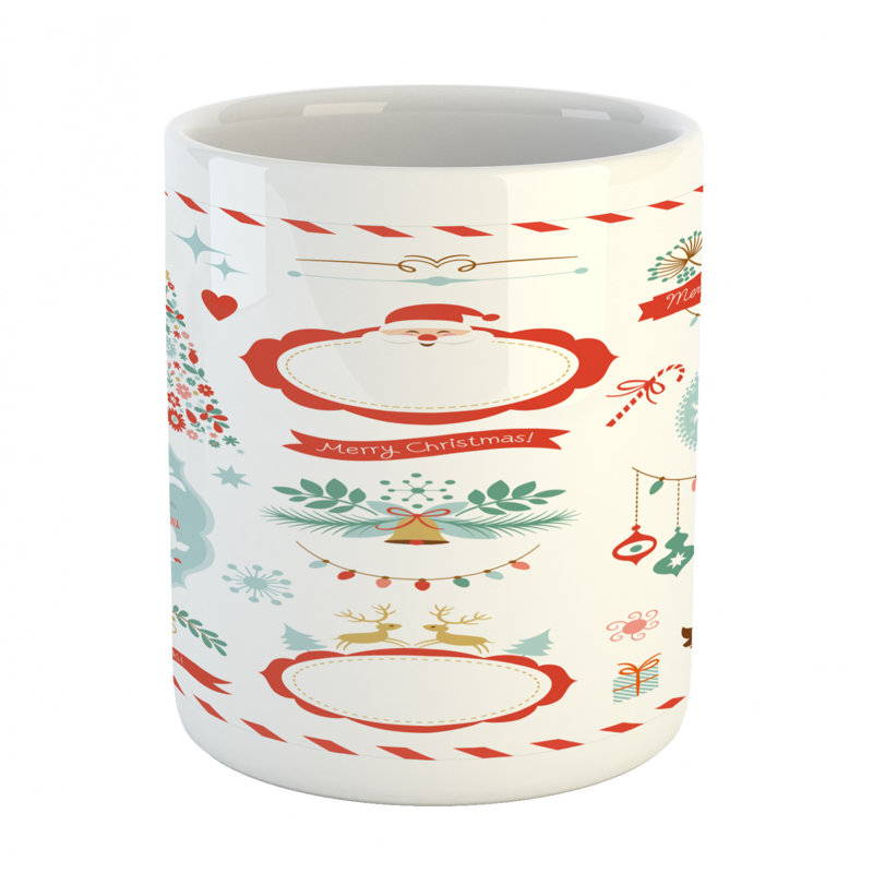 Grande tasse à café joyeuse célébration