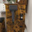 Meuble-lavabo moderne avec 3 tiroirs et 3 modes d'éclairage DEL-1586781465