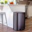 Qualiazero 13.2 Gallon and Two 1.3 Gallon Stainless Steel Rectangular Pedal Trash Can Set-80471825