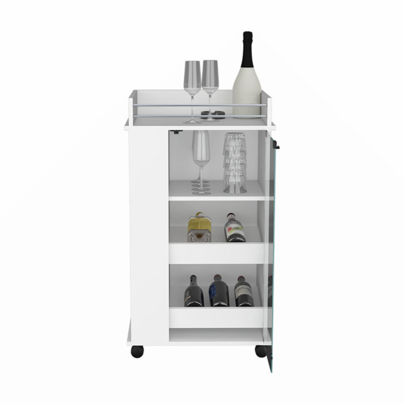 Chariot-bar Visibelli, Blanc