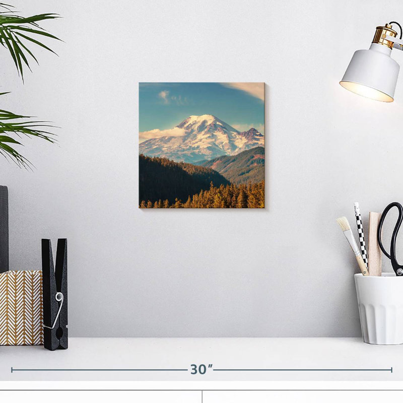 Alvord Mt. Rainier Morning Glow, H 10 po x l 10 po