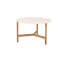 Twist Outdoor Round Teak Coffee Table-70344599-70344611