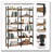 6-Tier Industrial Bookshelf