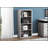 6-Tier Transitional Bookshelf With Adjustable Shelves For Office And Bedroom, Grey Laminate Finish, Durable And Stylish Storage Solution-1639221079-1639221072