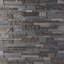 Stackstone 8x24 Textured 3D Brick Lava Stone Mosaic Tile