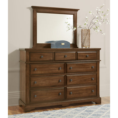 Commode en bois massif Cutlerville Bureau
