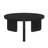Round Wooden Coffee Table, Black