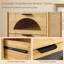 45cm W Bamboo / Rattan Bedside Table