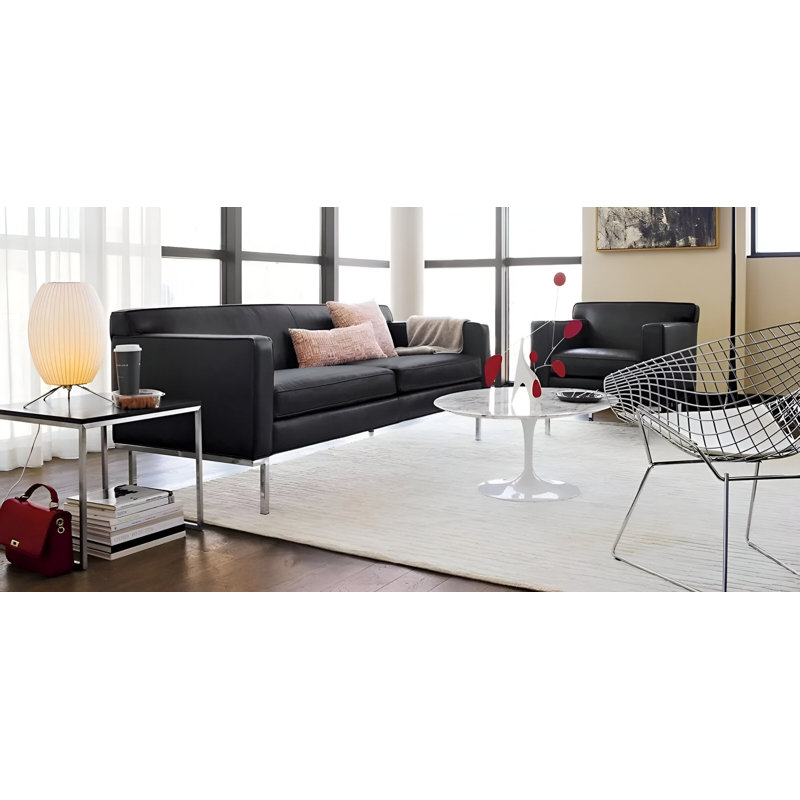 Chaise Diamond, Blanc, Argent argent