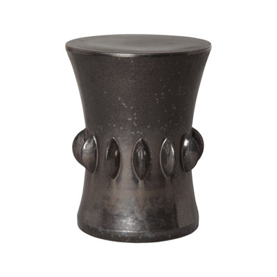 Jewel 18"H Handcrafted Ceramic Garden Stool