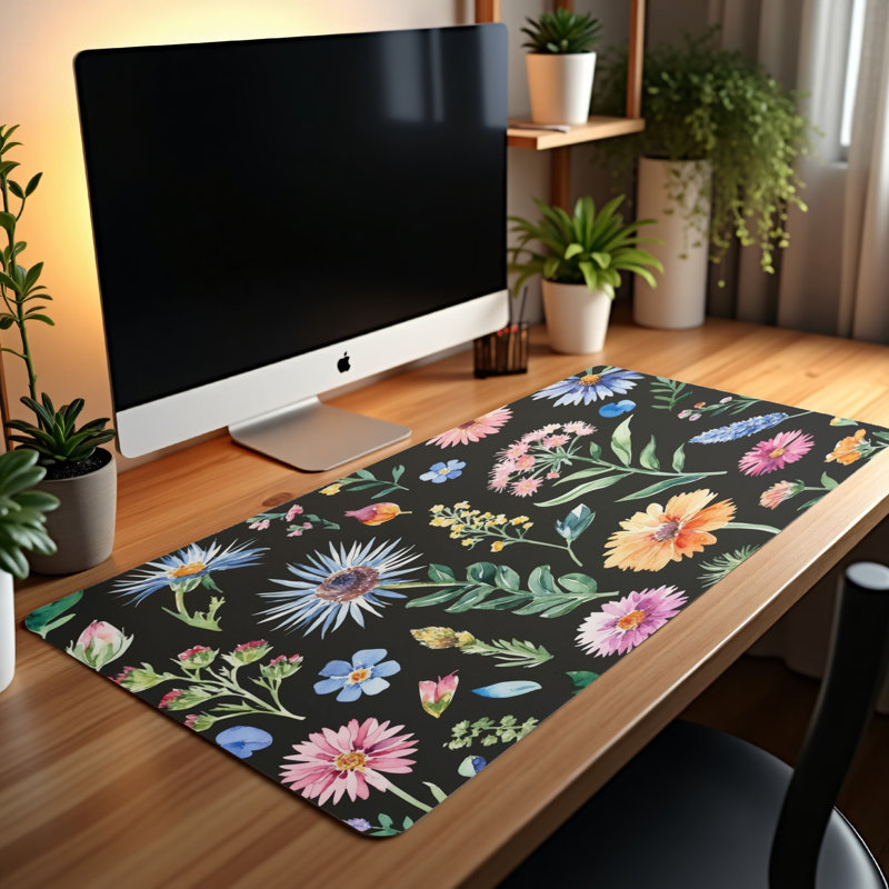 Polyester Desk Pad, 31.5x15.5