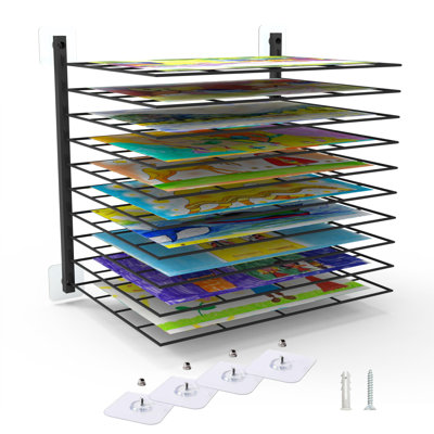 Metal Wall-Mounted Drying Rack