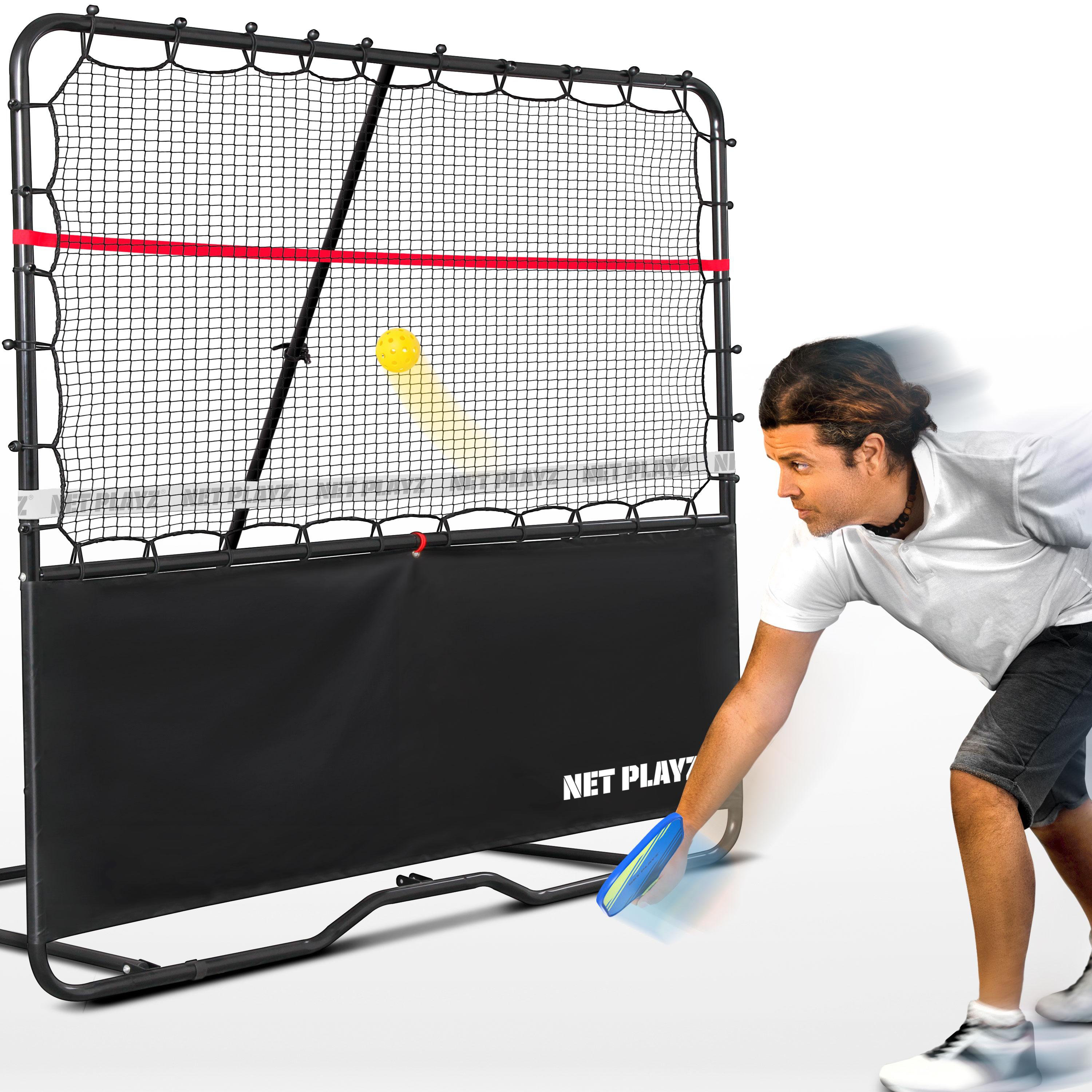 Net Playz Pickleball Rebounder Training Aid, Adjustable Angle Easy