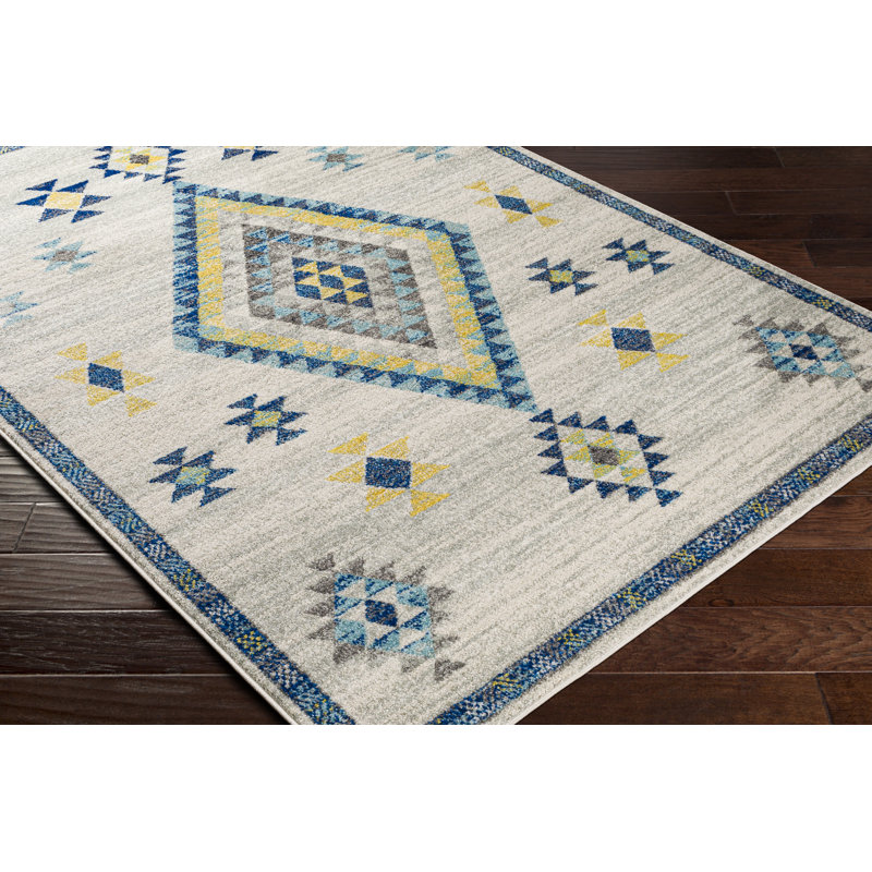 Kingsville Southwestern Indoor Rug, Rectangle 6'7" x 9'