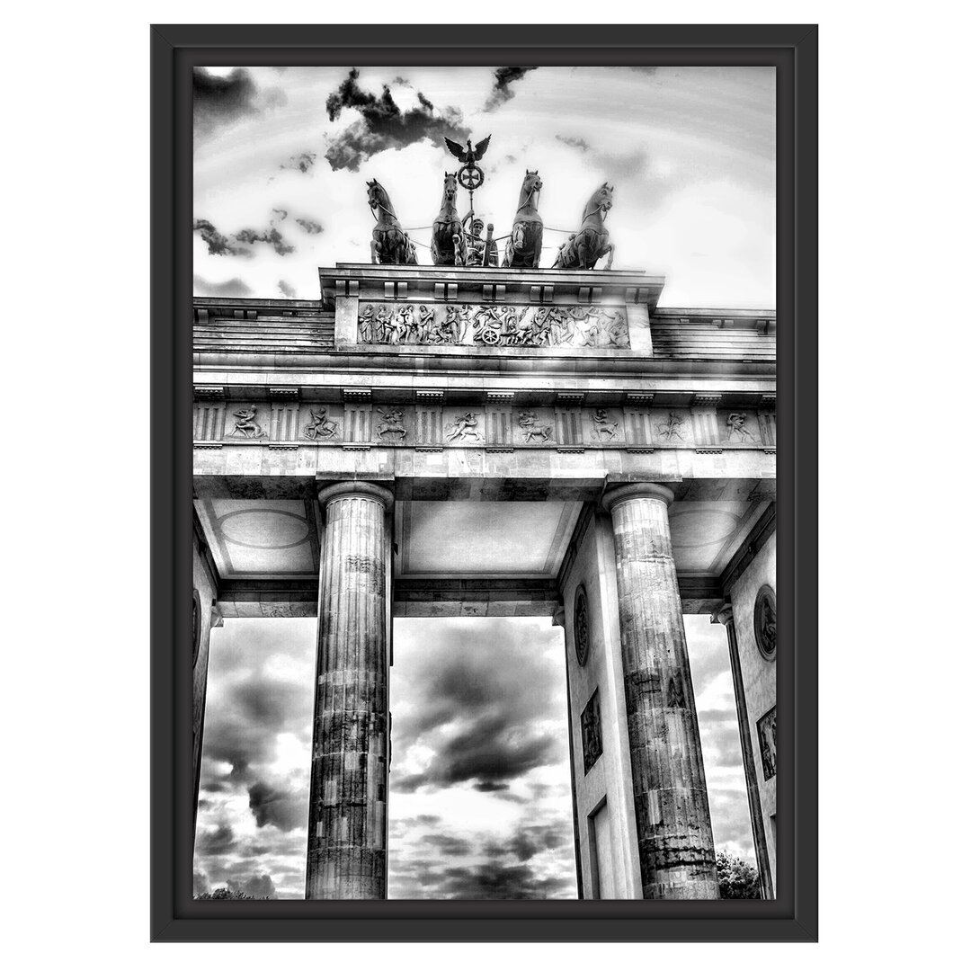 Gerahmtes Wandbild Brandenburger Tor Berlin