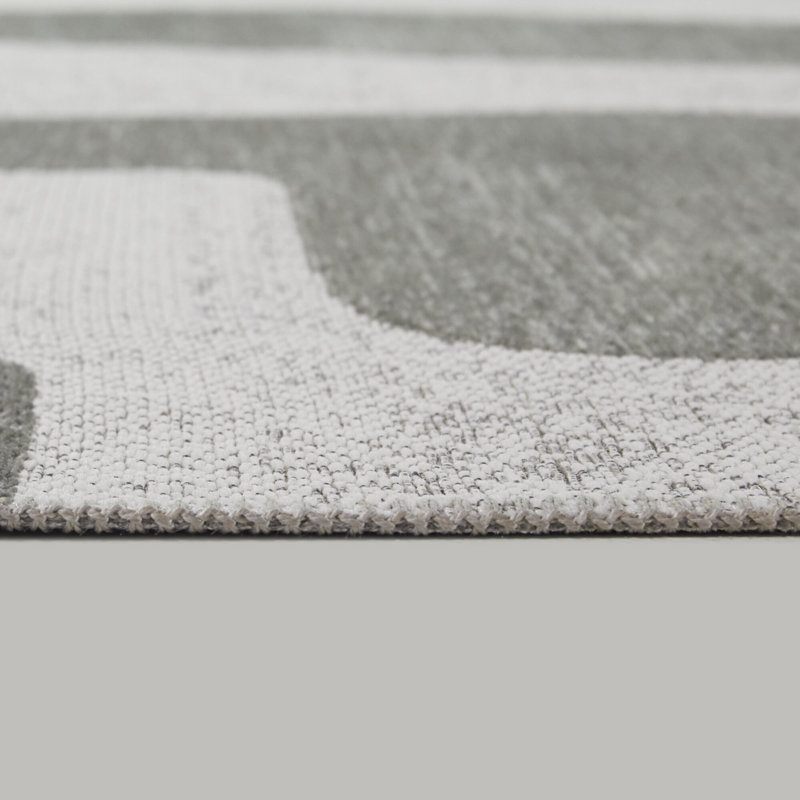 Tapis taupe Kiel, Rectangle 7 pi 10,5 po x 10 pi 0,1 po