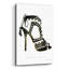 Art mural en verre Glitz and Glam V 'par Mercedes Lopez-2111349049