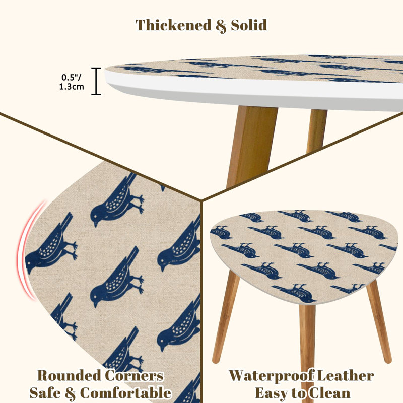 Ensemble de 2 tables basses gigognes Triangle Nest