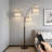80" 3-light Dimmable 3-color Temperature, Arc Floor Lamps With Remote Control, Modern Tall Standing Lamp-903072196-904990468