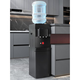 SOOPYK Hot and Cold Water Cooler Dispenser with Ice Maker 5 Gallon