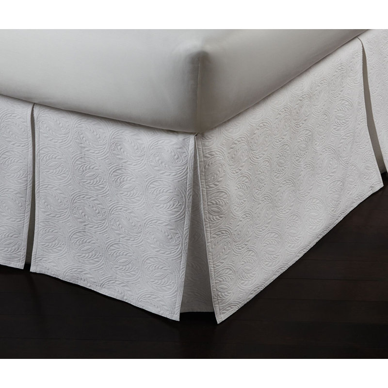 Vienna 22" Bed Skirt, Twin, Ivory