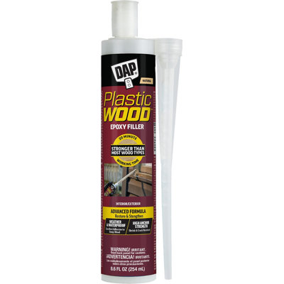 DAP 28050 8.6Oz Cartridge Plastic Wood Epoxy Filler-1PK